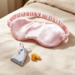 Deep Contoured Sleep Mask with Adjustable Light Blocking