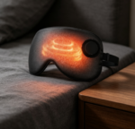 Cordless Heated Eye Mask with Silk Cover