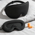 Adjustable Silk Sleep Mask Set with Soft Cover