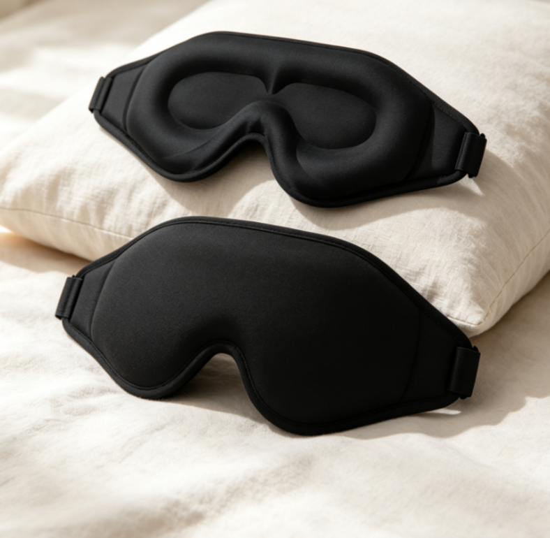 40 Premium Silk Sleep Eye Mask with Washable Design - Image 1