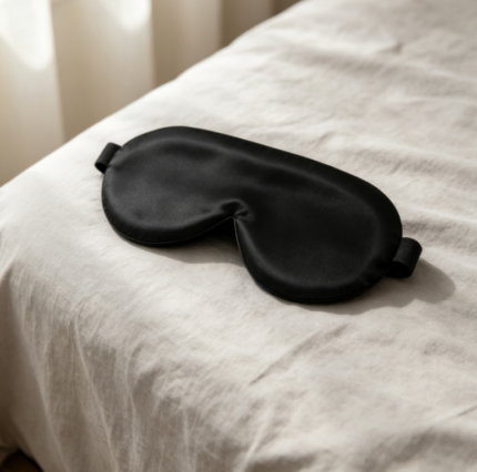 Silk Sleep Eye Mask with Adjustable Blackout Fit