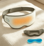 Cordless Heated Eye Mask with Vibration and Cooling Therapy