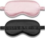 Silk Sleep Eye Mask Set with Adjustable Straps - Image 2