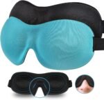 Silk Sleep Eye Mask with Soft Cover and Ear Plugs - Image 2