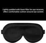 Silk Sleep Eye Mask with Adjustable Blackout Fit - Image 2