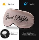 Soft Silk Sleep Eye Mask with Adjustable Strap - Image 2