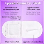 Disposable Heated Steam Eye Masks with Warm Compress - Image 2